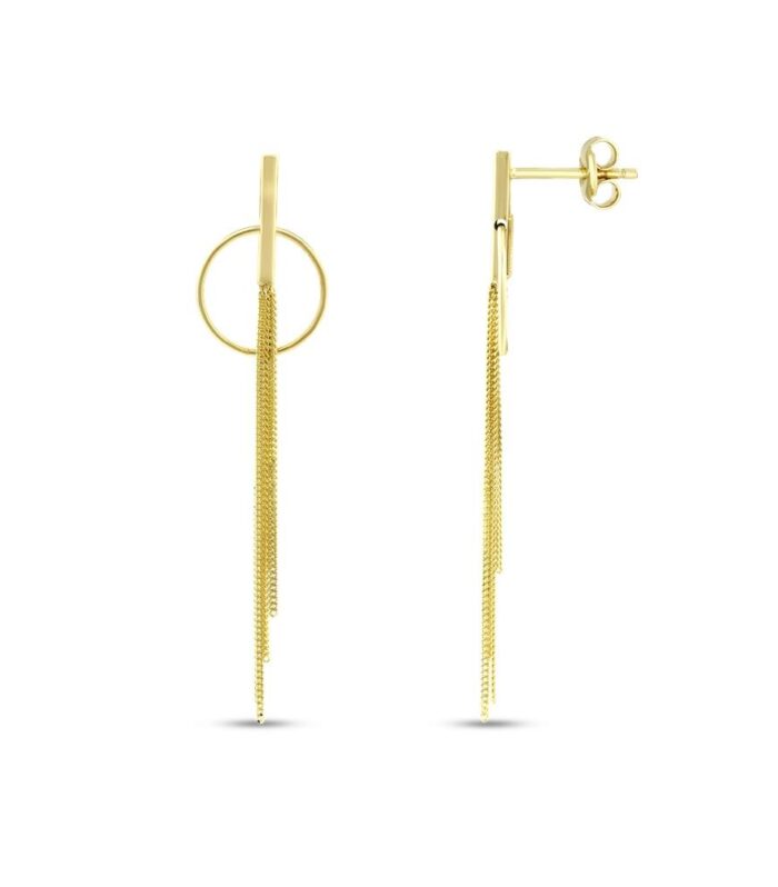 Tasarım Altın Küpe