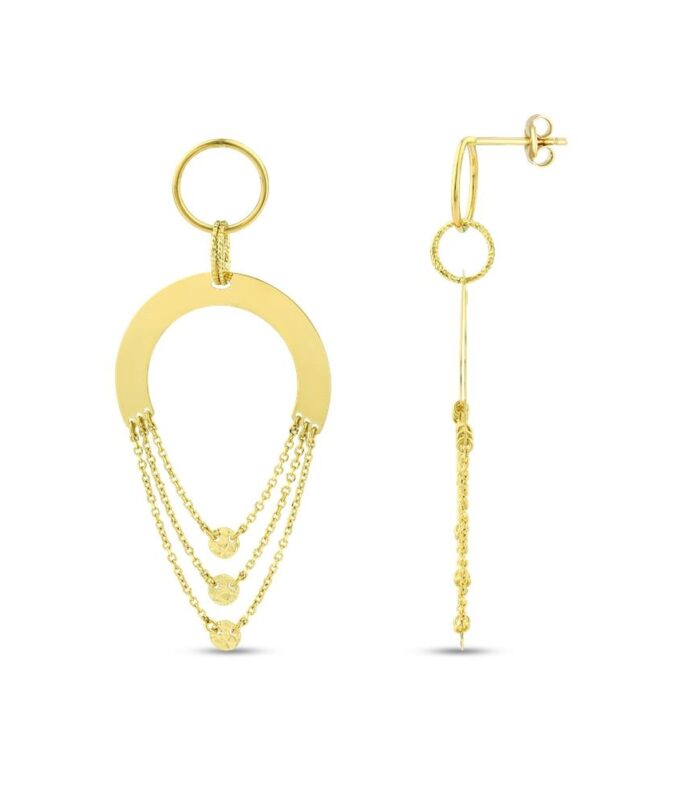 Tasarım Altın Küpe