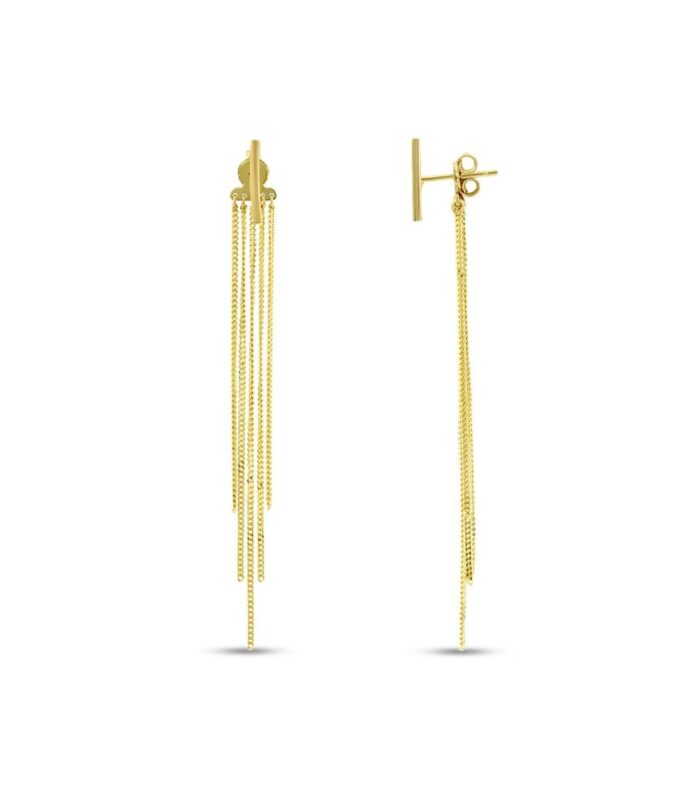 Tasarım Altın Küpe