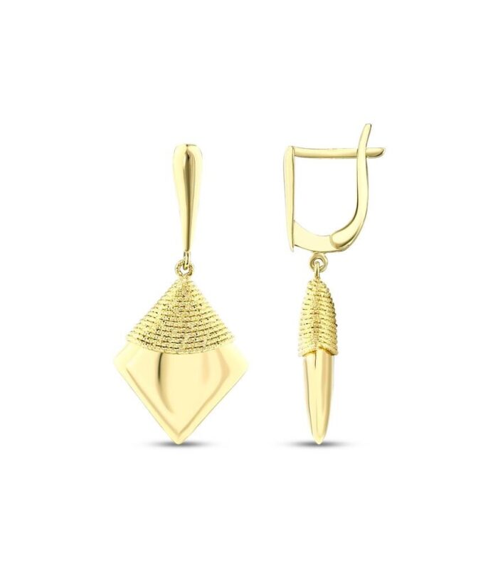 Tasarım Altın Küpe