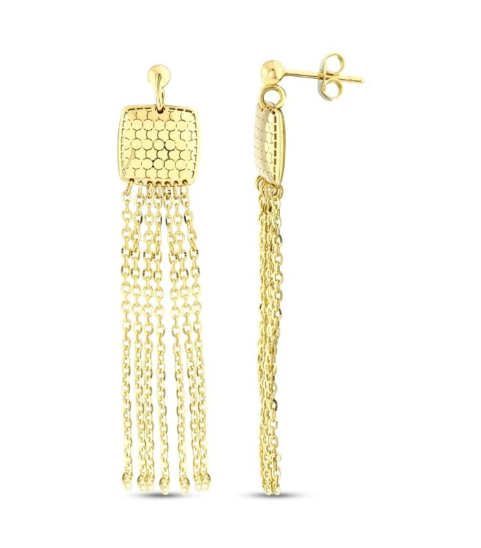 Tasarım Altın Küpe