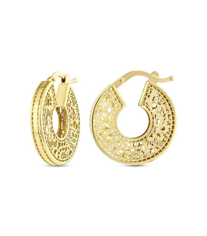 Tasarım Altın Küpe