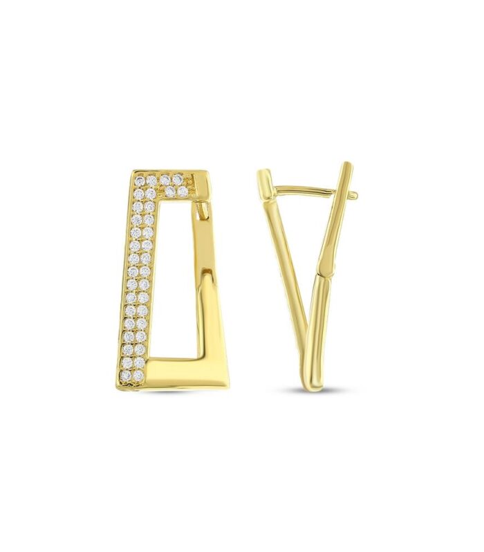 Tasarım Altın Küpe