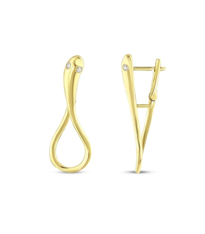 Tasarım Altın Küpe