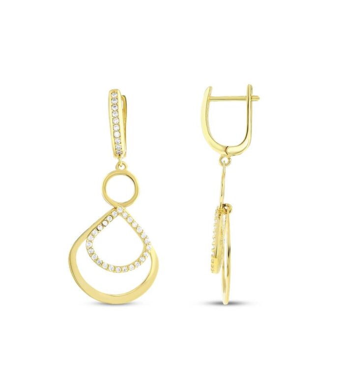 Tasarım Altın Küpe