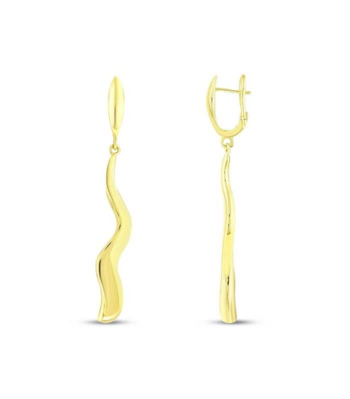 Tasarım Altın Küpe