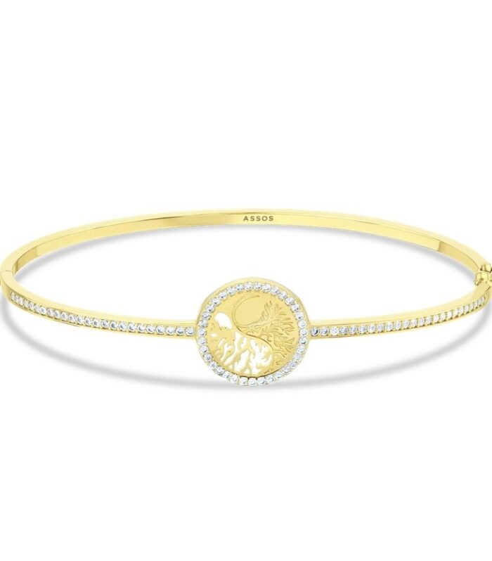 Taşlı Altın Kelepçe