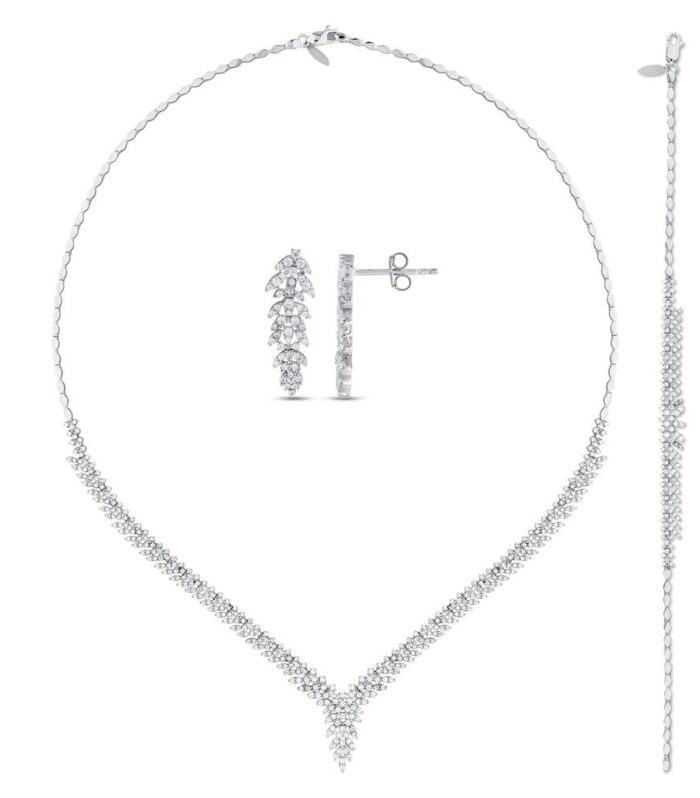 Taşlı Altın Nişan Düğün Set