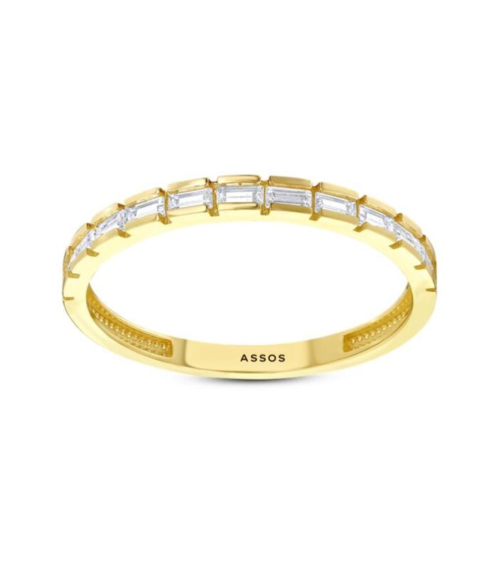 Taşlı Tasarım Altın Yüzük