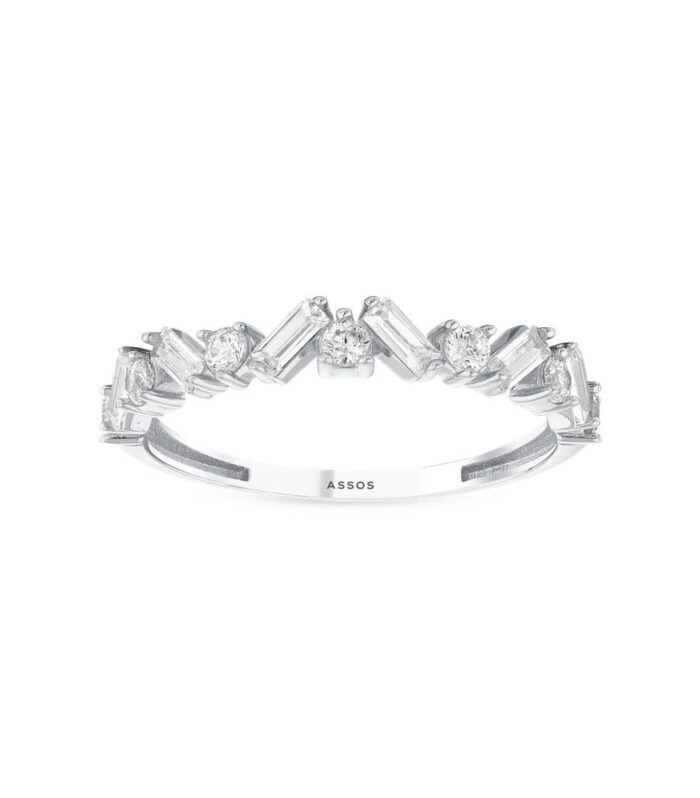 Taşlı Tasarım Altın Yüzük