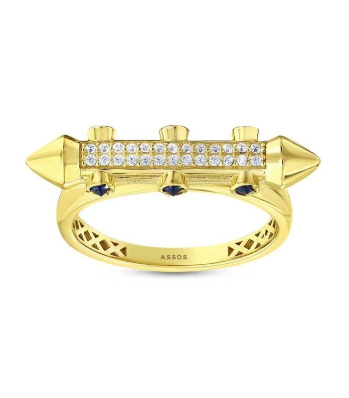 Taşlı Tasarım Altın Yüzük