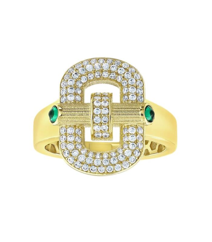 Taşlı Tasarım Altın Yüzük