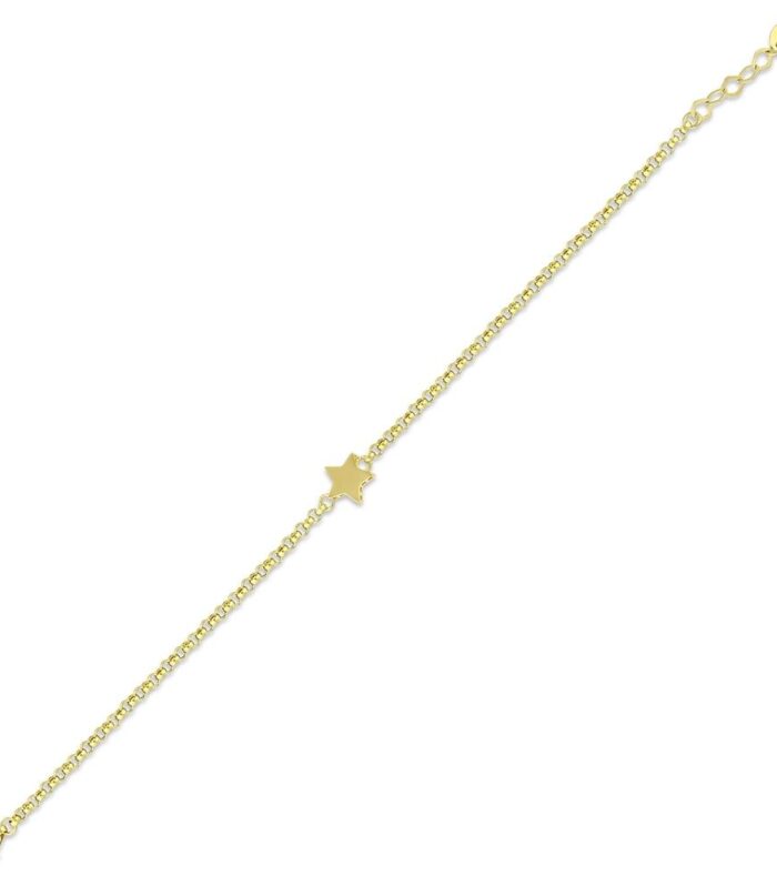 Yıldız Figürlü Altın Bileklik