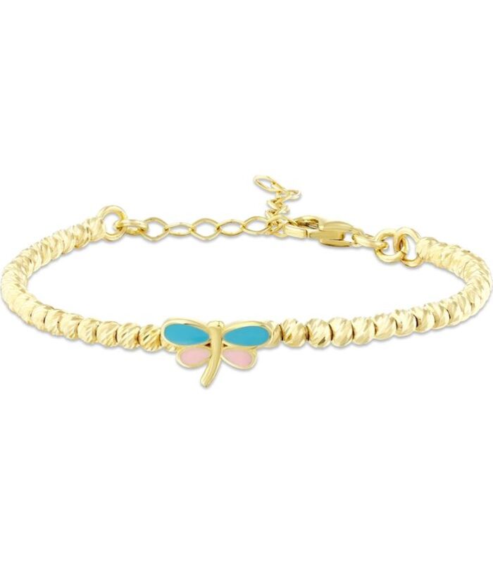 Yusufçuk Figürlü Çocuk Altın Bilezik