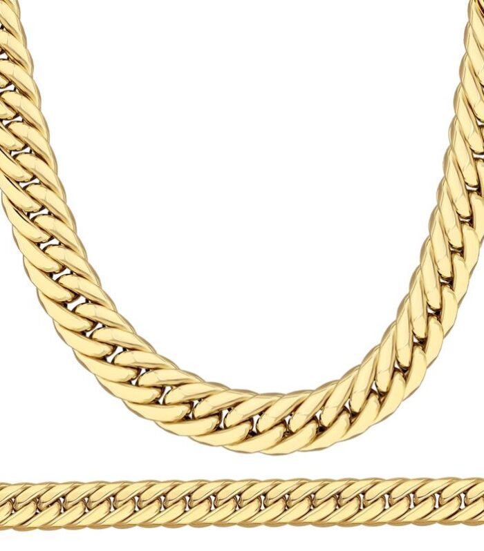 Zincir Formlu Altın Set