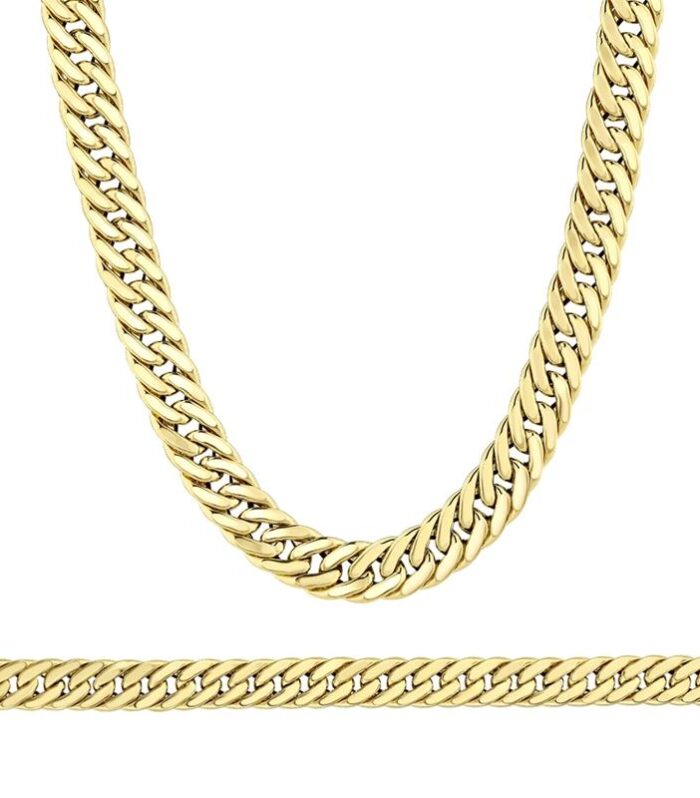 Zincir Formlu Altın Set